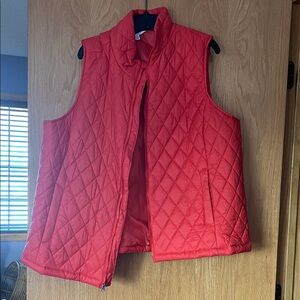 Red Quilted Vest